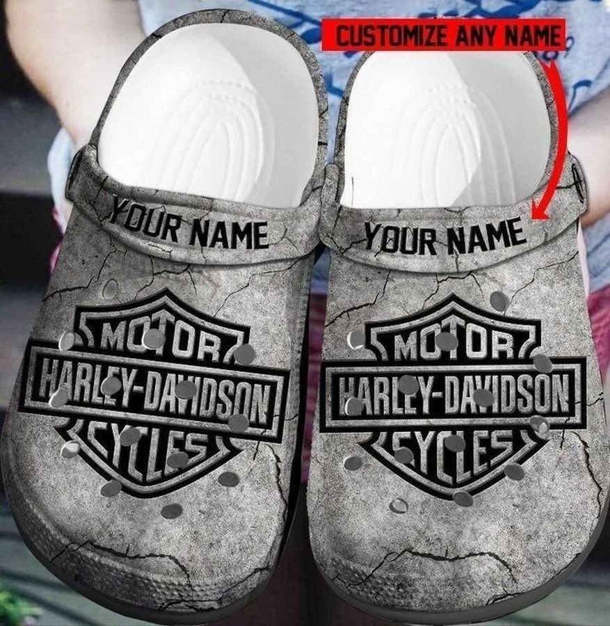 Harley Davidson Personalized Custom Name Crocband Crocs Shoes  Saleoff 210920