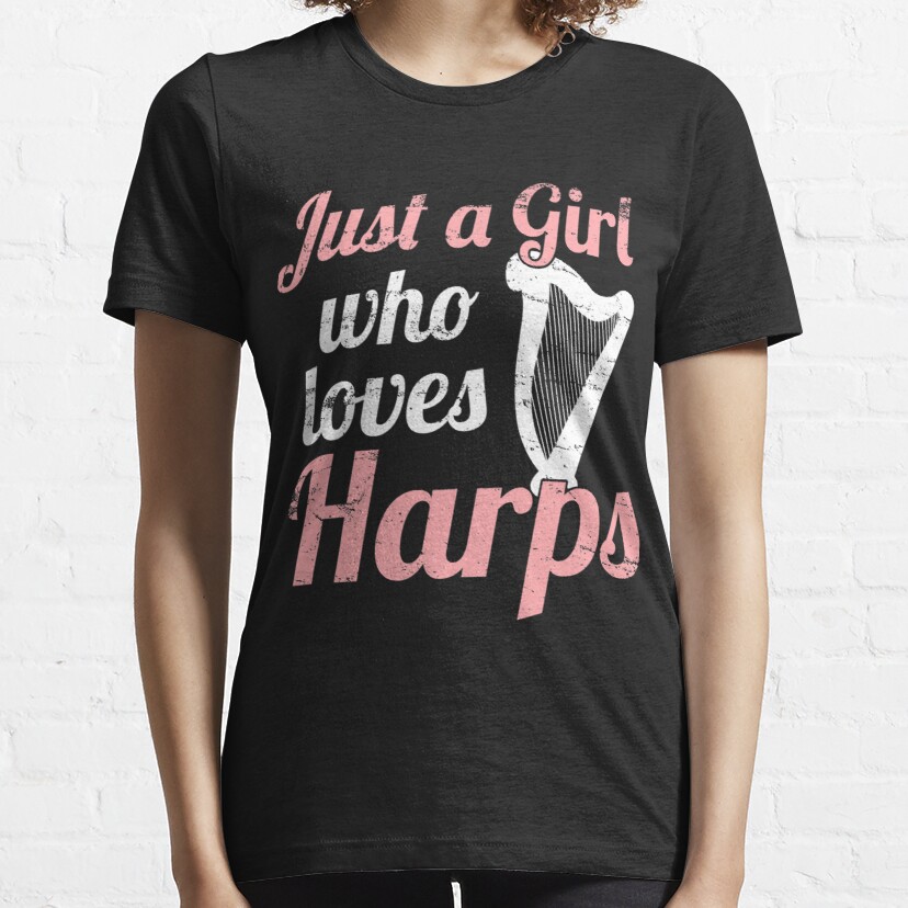 Harp Music Girl Tank Top Essential T-Shirt