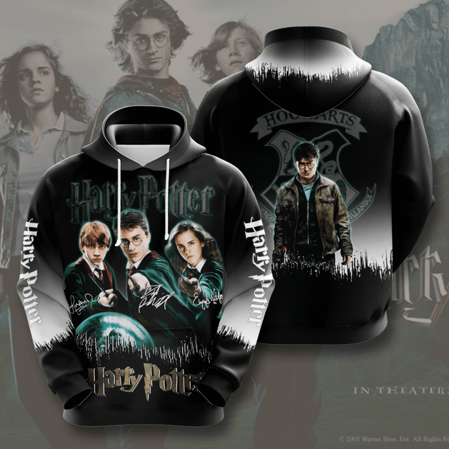 Harry Potter Movie And Character Anniversary 3D Hoodie Sweatshirt.png