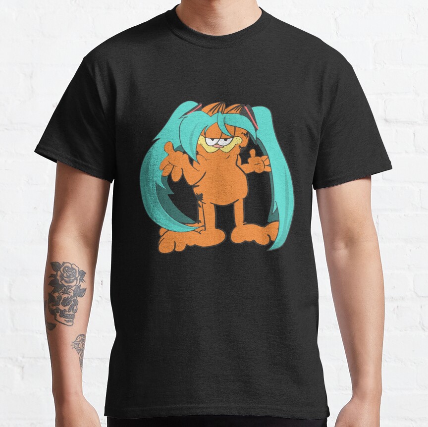 Hatsune Miku Garfield Classic T-Shirt