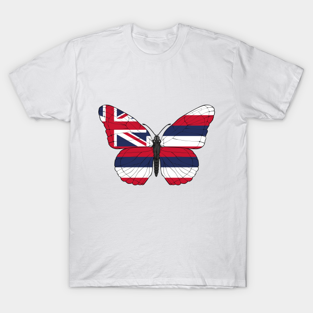 Hawaii Flag Butterfly T-shirt, Hoodie, SweatShirt, Long Sleeve
