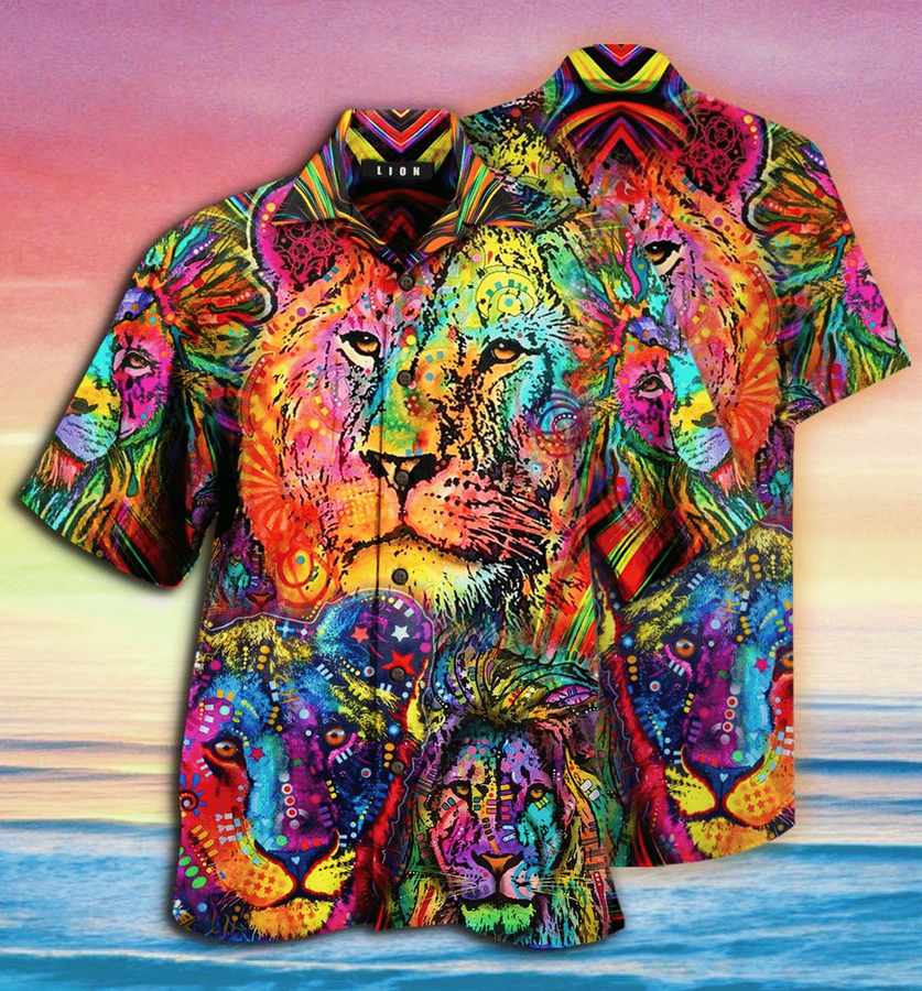 [HAWAII SHIRT] Colorful Lion King -zx16234.png
