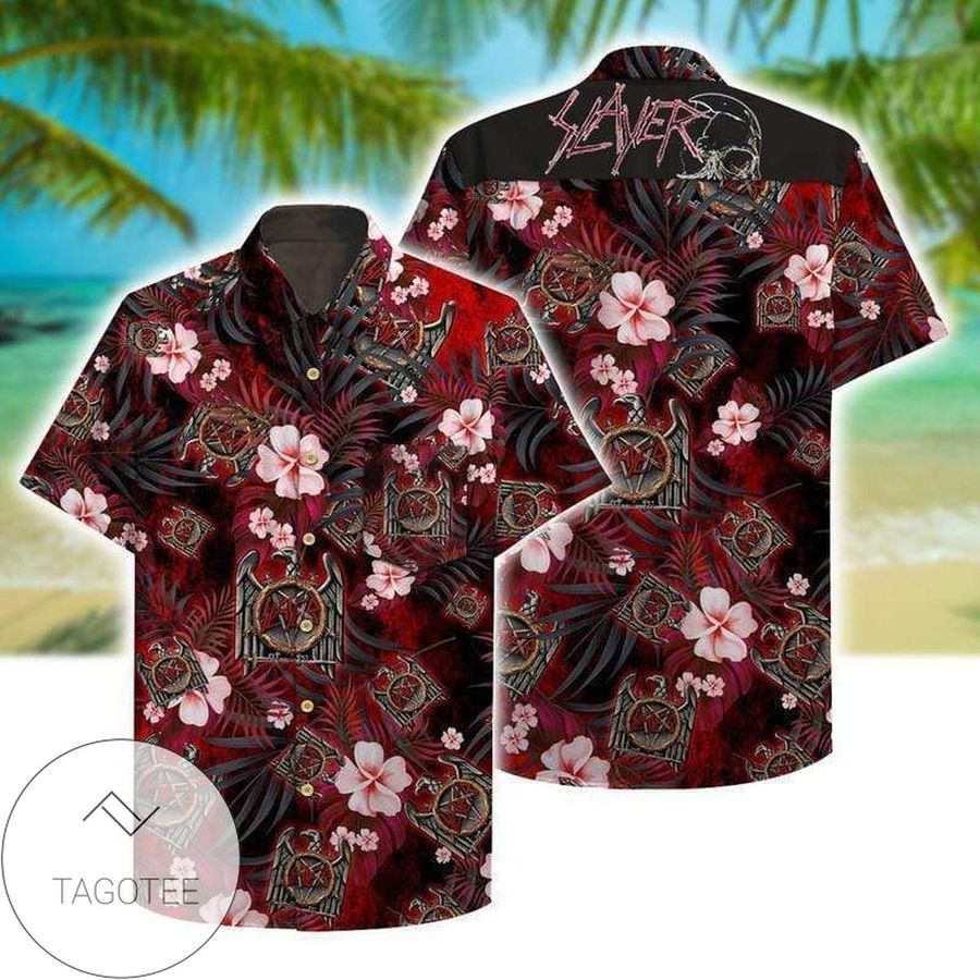 Hawaiian Aloha Shirts Slayer Tropical Dh