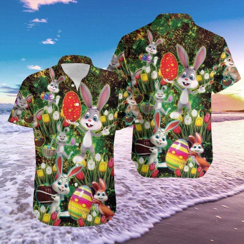 Hawaiian Aloha Shirts You’re Some Bunny Special Easter #2302v