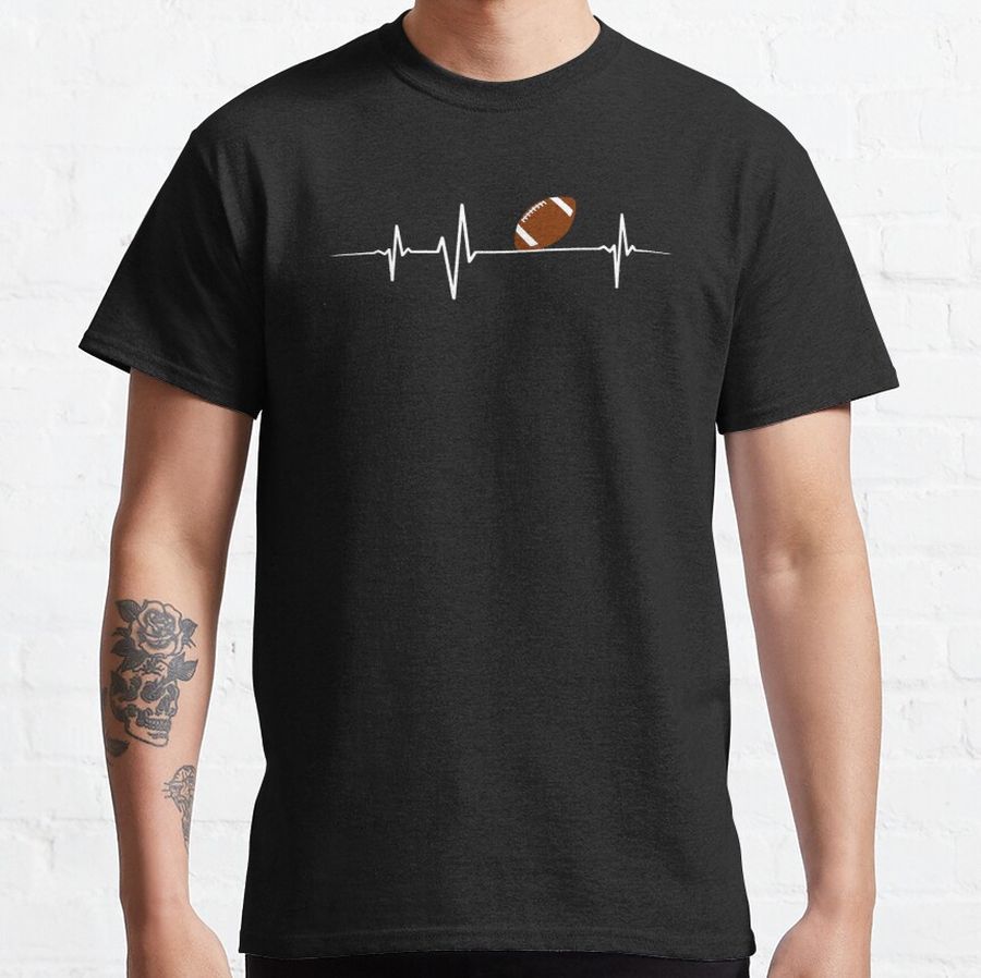 Heartbeat - Football Classic T-Shirt