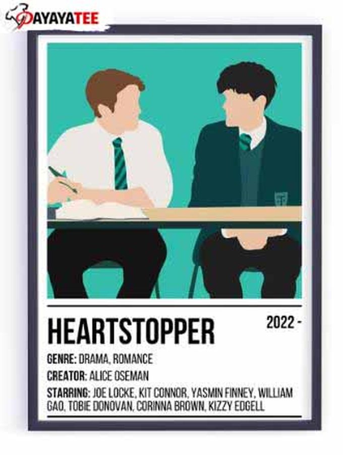 Heartstopper Poster Nick And Charlie Tv Show Alice Oseman