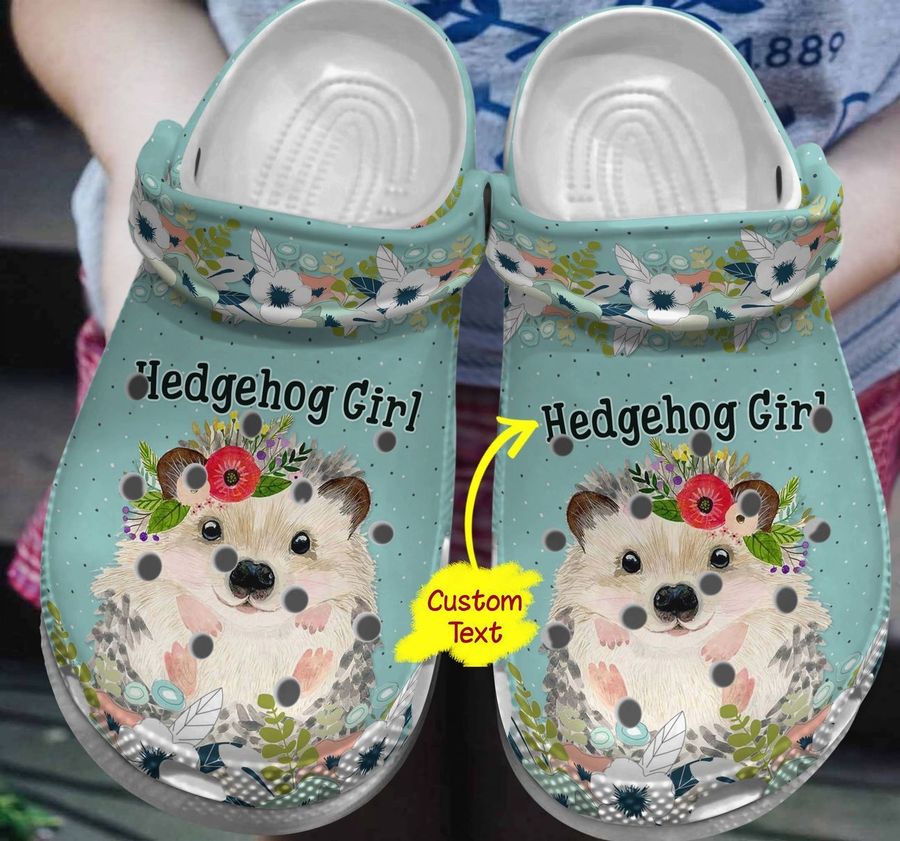 Hedgehog Personalized Clog Custom Crocs Comfortablefashion Style Comfortable For Women Men Kid Print 3D Hedgehog Girl