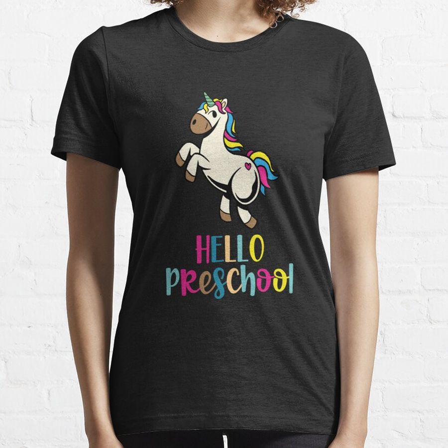 Hello Preschool, Hello Pre K , First Day Preschool Essential T-Shirt