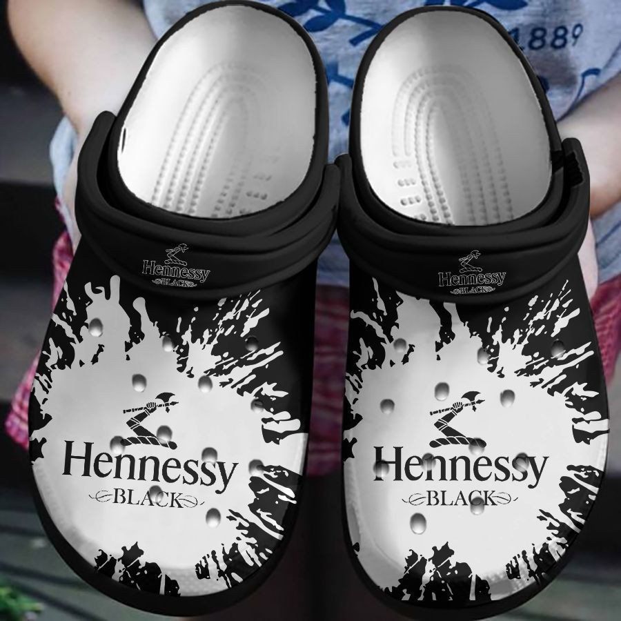Hennessy Black Hot Crocs Crocband Clog Comfortable Water Shoes