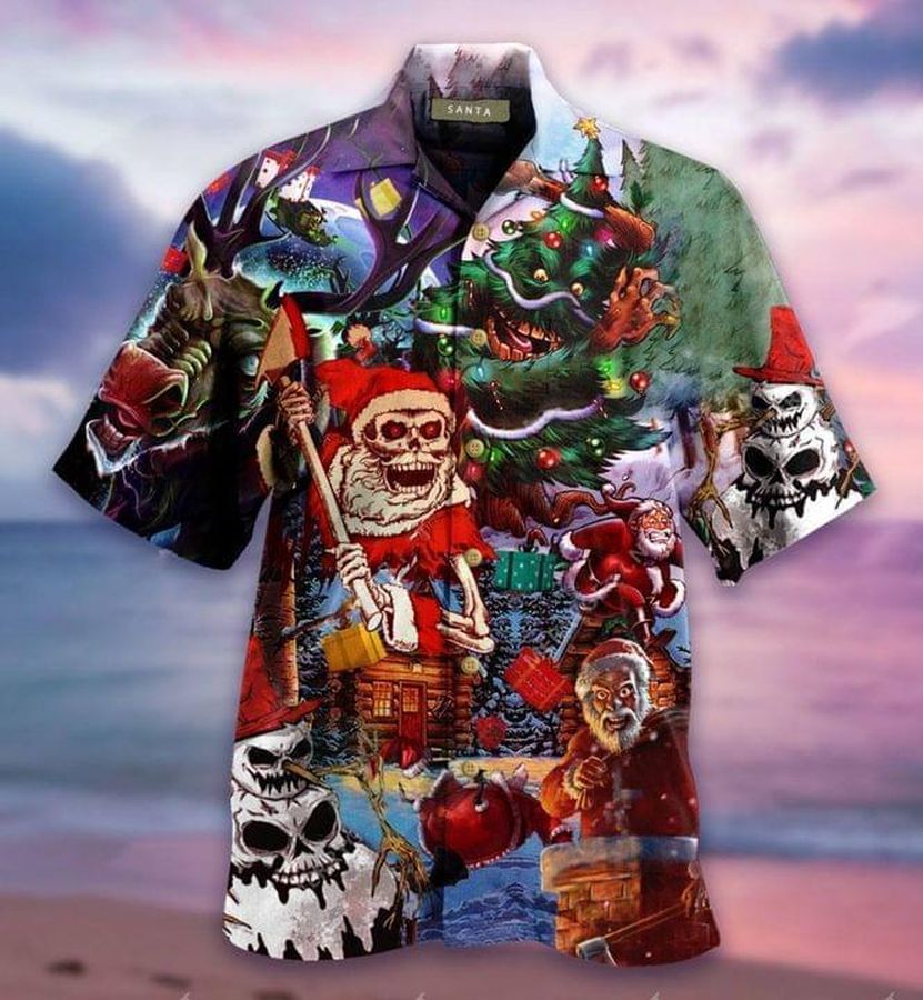 Here Comes Santa Claus Hawaiian Shirt Pre12962, Hawaiian shirt, beach shorts, One-Piece Swimsuit, Polo shirt, funny shirts, gift shirts, Graphic Tee