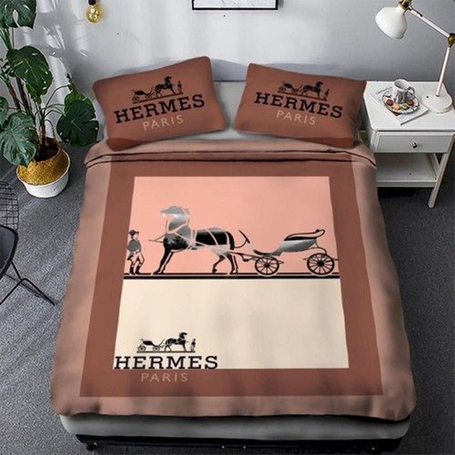 Hermes 18 Bedding Sets Duvet Cover Bedroom Luxury Brand Bedding Customized Bedroom