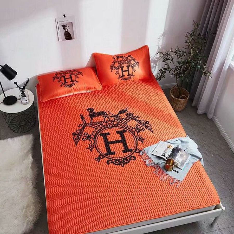 Hermes Paris Luxury Brand Type 26 Bedding Sets Duvet Cover Bedroom Sets