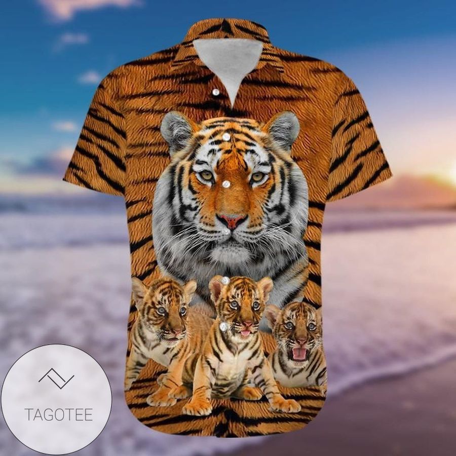 High Quality Awesome Tiger Hawaiian Aloha Shirts