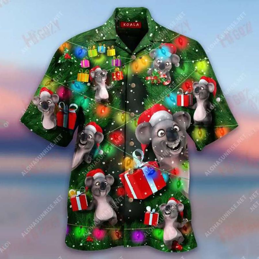 Higozy Koala Merry Xmas Hawaiian Shirt
