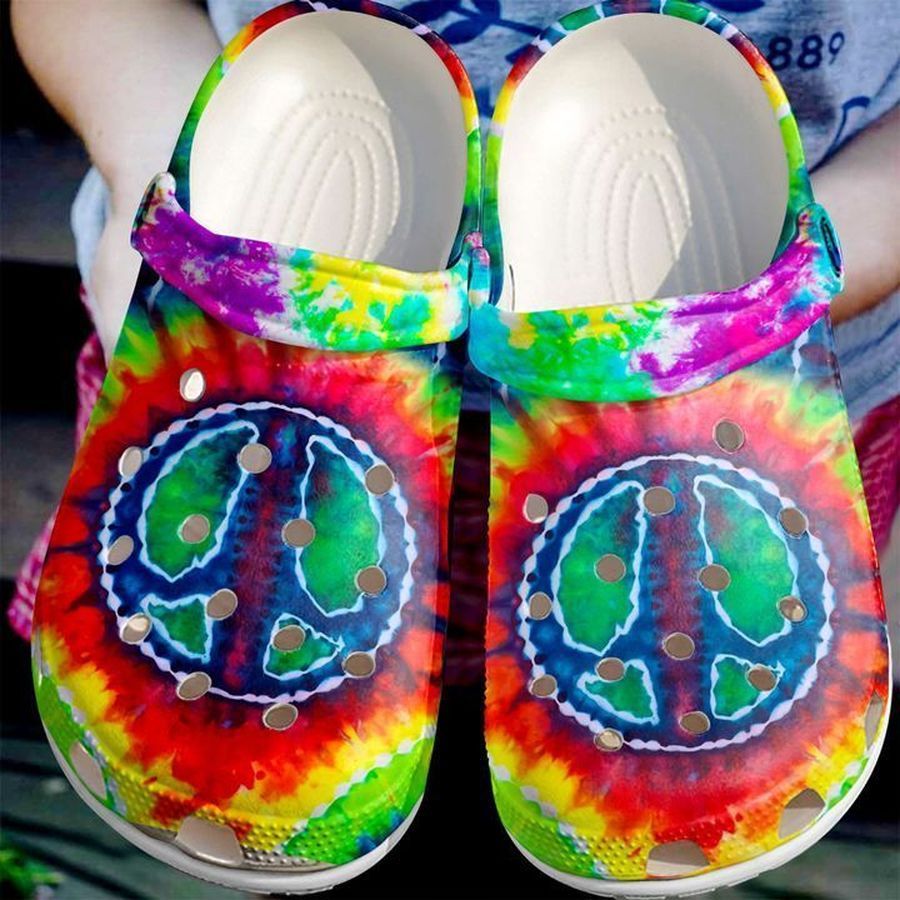 Hippie Life Sku 1340 Crocs Clog Shoes