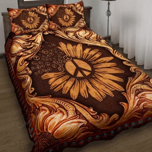 Hippie Peace Bedding Set