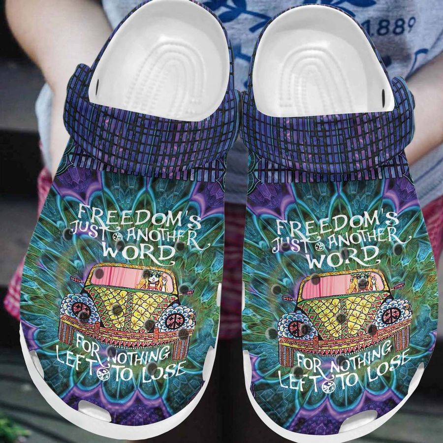 Hippie Personalized Clog Custom Crocs Comfortablefashion Style Comfortable For Women Men Kid Print 3D Nothing Left To Lose