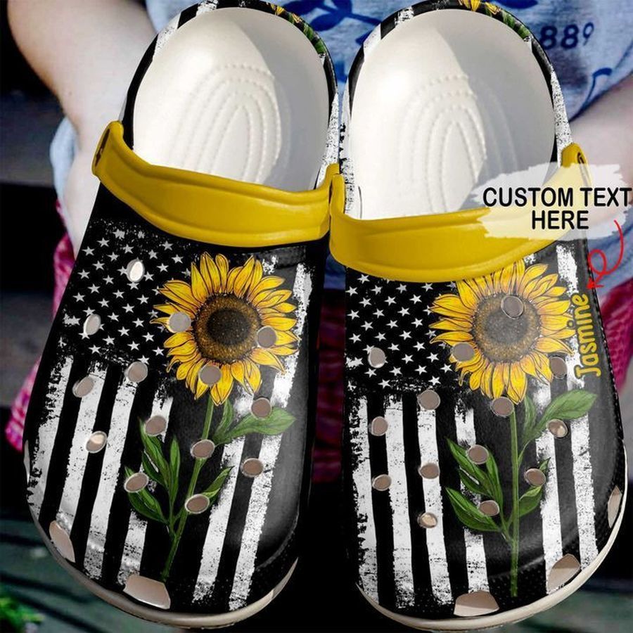 Hippie Personalized Girl Sku 1310 Crocs Clog Shoes