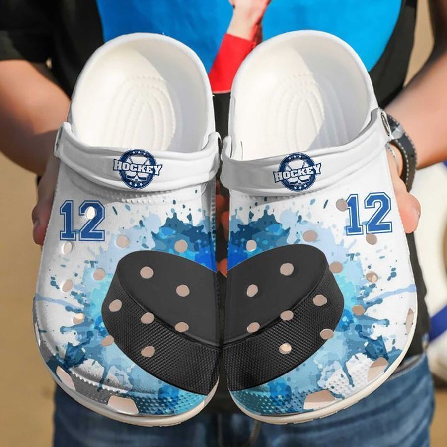 Hockey Personalized Player Sku 1377 Crocs Clog Shoes