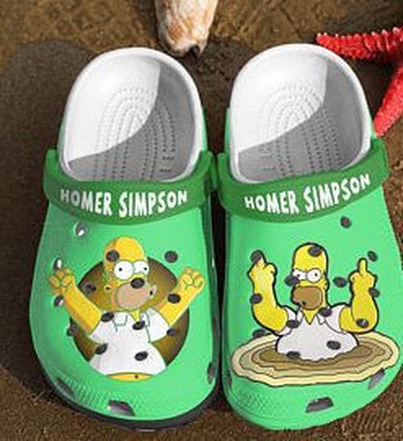 Homer Simpsons Crocs Crocband Clog  Clog For Mens And Womens Classic Clog  Water Shoes  Comfortable