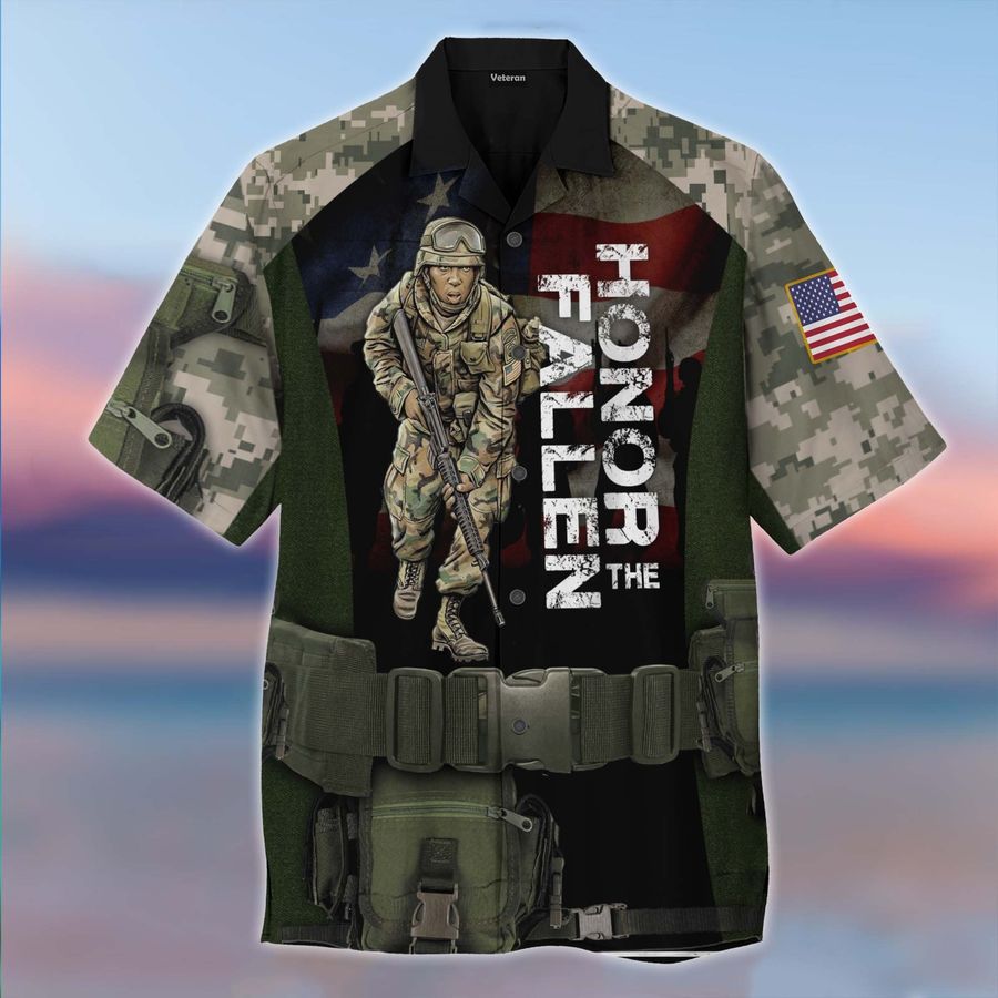 Honor The Fallen Hawaiian Shirt Pre11239, Hawaiian shirt, beach shorts, One-Piece Swimsuit, Polo shirt, funny shirts, gift shirts, Graphic Tee