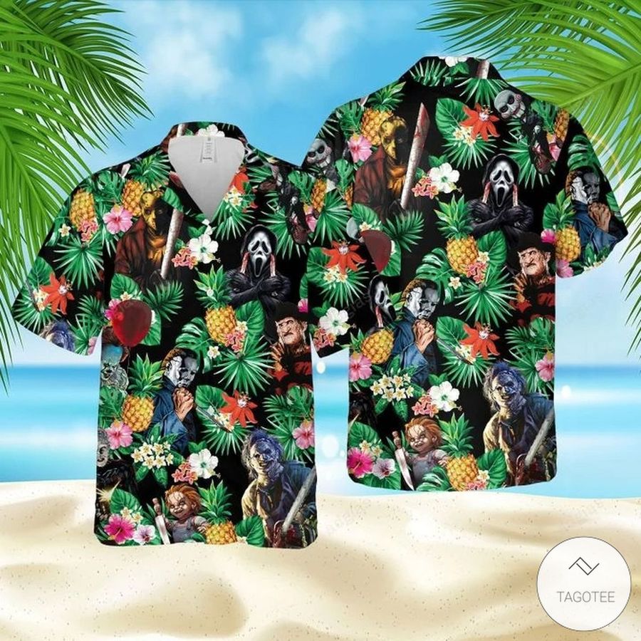 Horror Characters Hawaiian Shirts