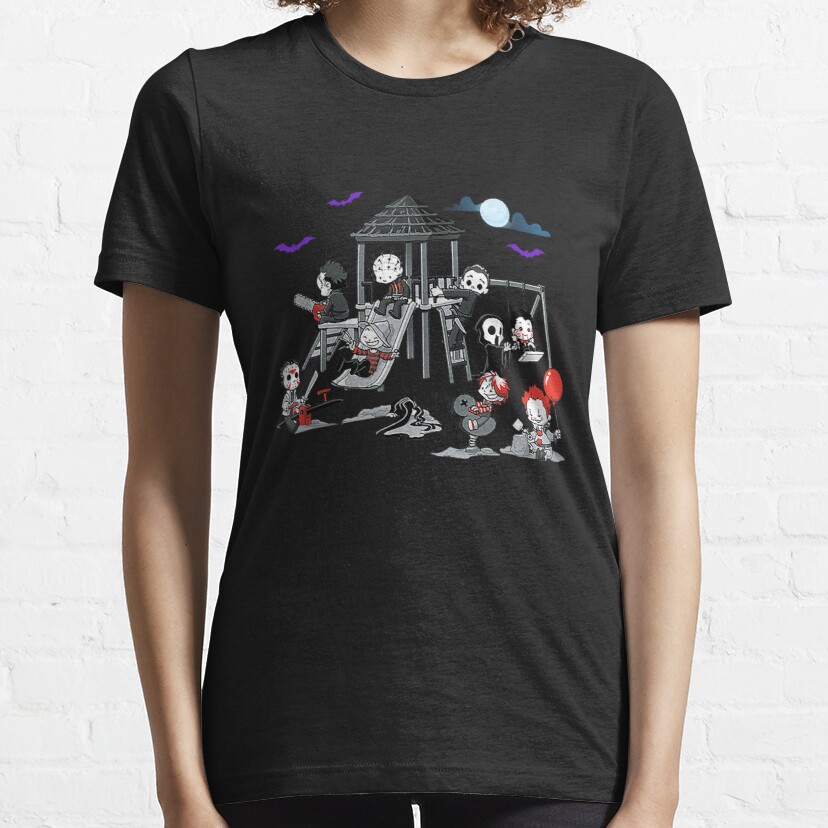 Horror Clubhouse In Park Halloween Costume Essential T-Shirt