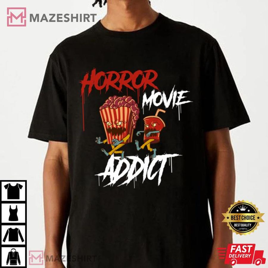 Horror Movie Addict Long Sleeve T-Shirt