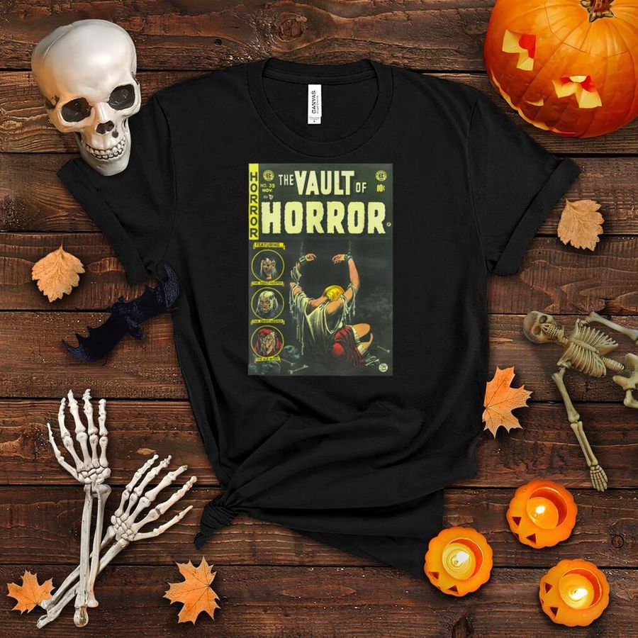 Horror Movie Vintage Pinup Girl Halloween Monster Sexy Art T Shirt