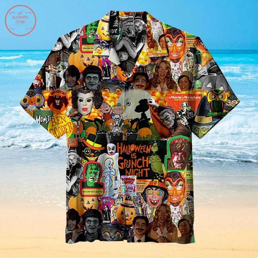 Horror Scary Halloween Carving Hawaiian Shirt