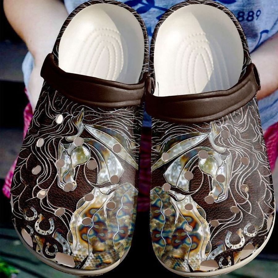 Horse Gorgeous Sku 1400 Crocs Clog Shoes