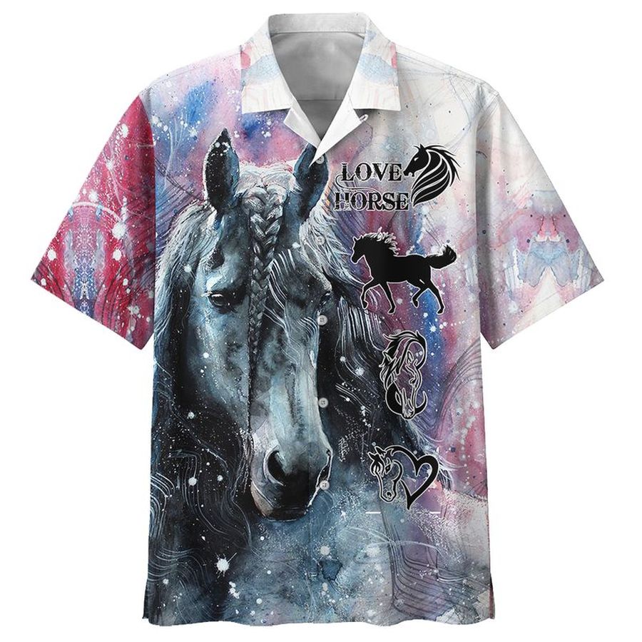 Horse Hawaiian Shirt Pre11622, Hawaiian shirt, beach shorts, One-Piece Swimsuit, Polo shirt, funny shirts, gift shirts, Graphic Tee