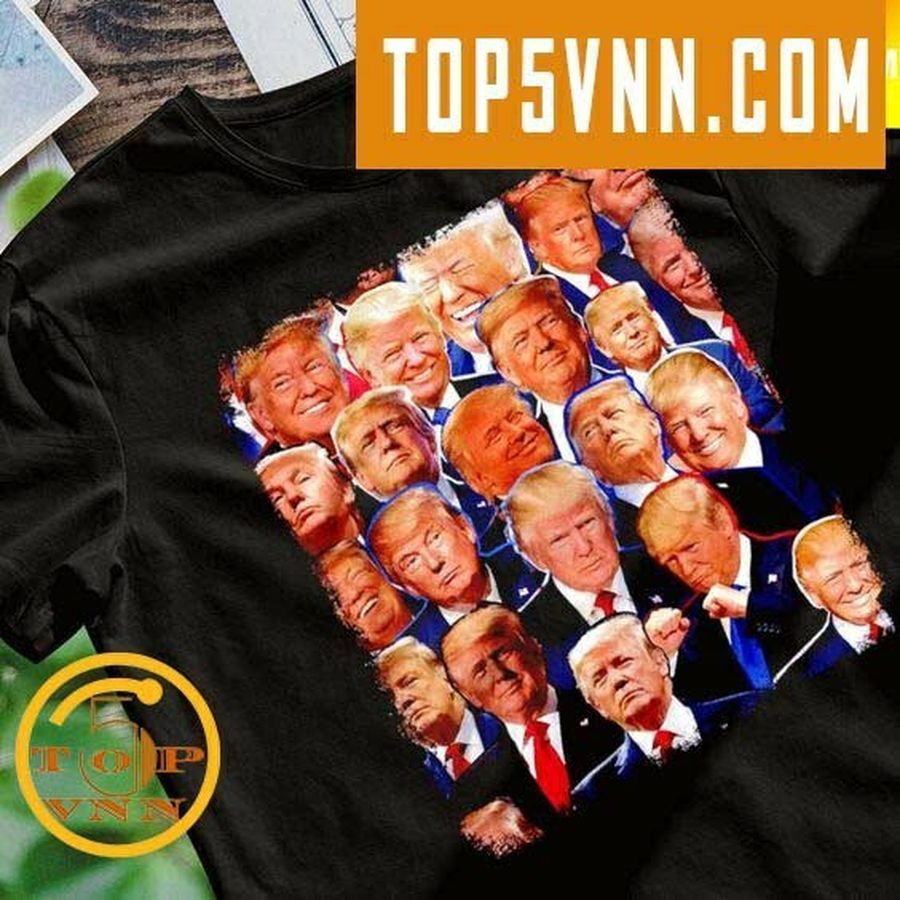 HOT NEW The Trump Collage Fans Gifts Shirt