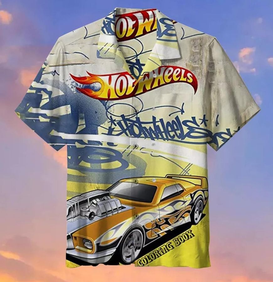 Hot Wheels Hawaiian Shirt V6