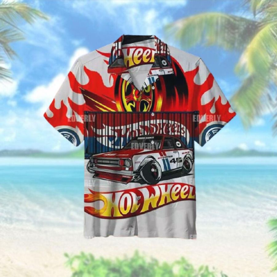 Hot Wheels Racing 46 Hawaiian Shirt T Hawaiian Shirt