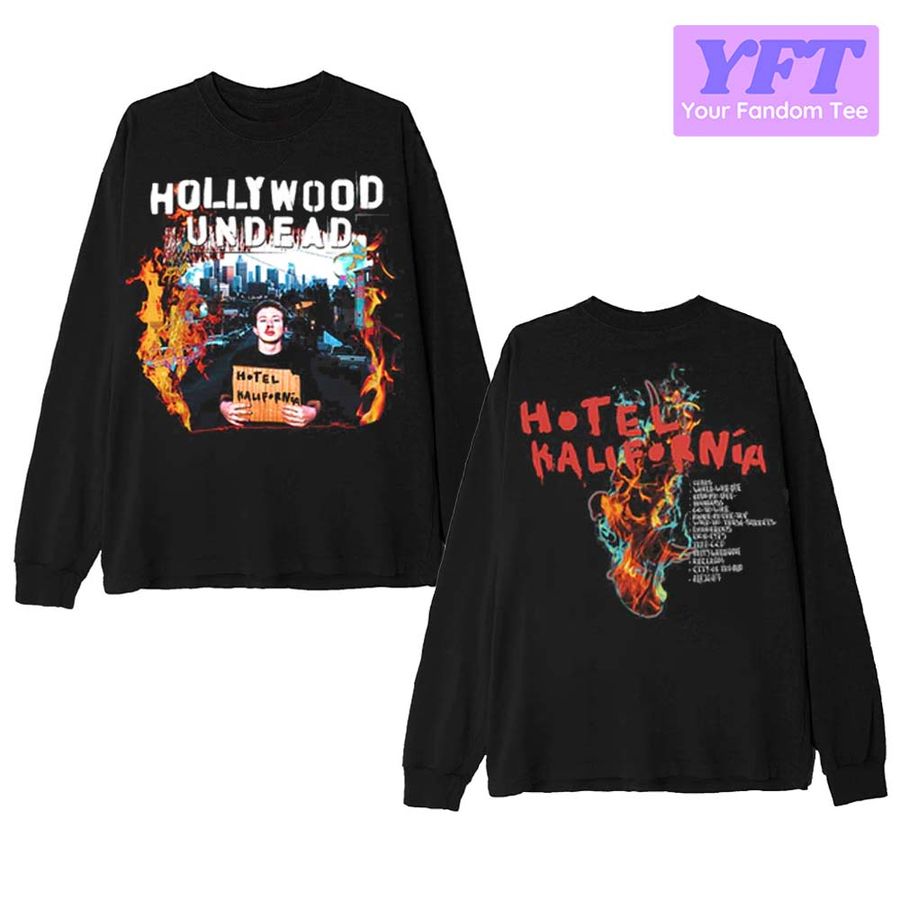 Hotel Kalifornia Hollywood Undead New Album 2022 Long Sleeve Shirt