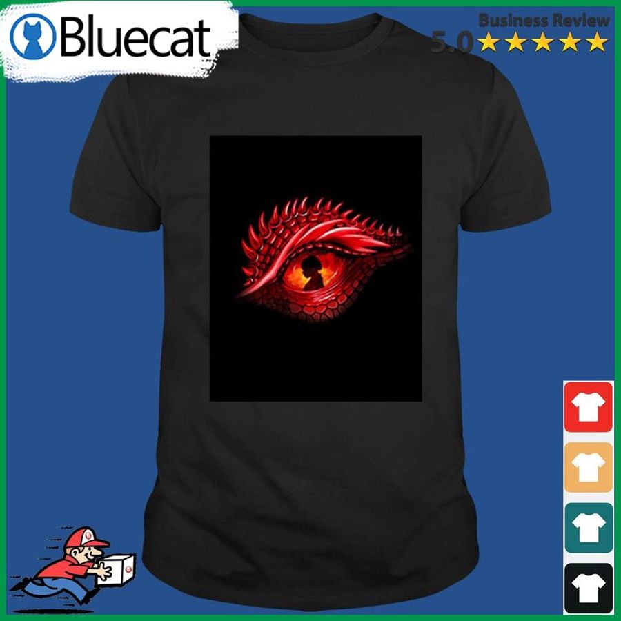 House Of The Dragon Eye Red Fade Shirt