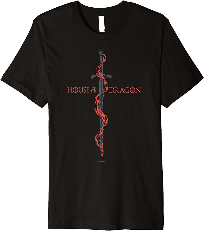 House of the Dragon Sword Red Flames V2 Premium