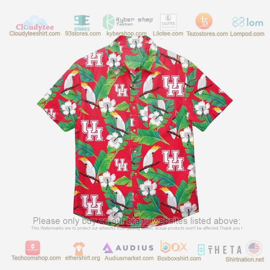 Houston Cougars Floral Button Up Hawaiian Shirt – LIMITED EDITION