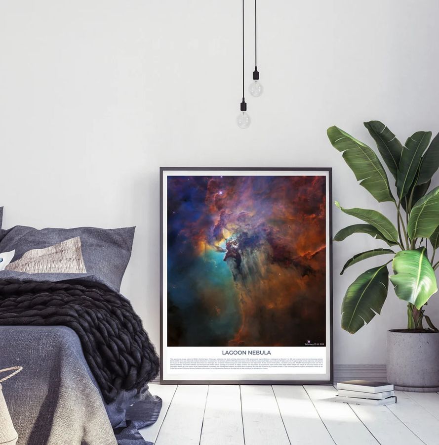 Hubble Space Telescope Lagoon Nebula Best Poster