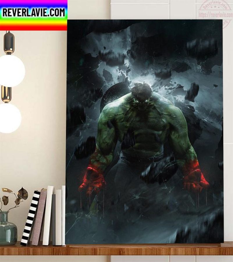 Hulk World Breaker Fan Art Movie Home Decor Poster Canvas