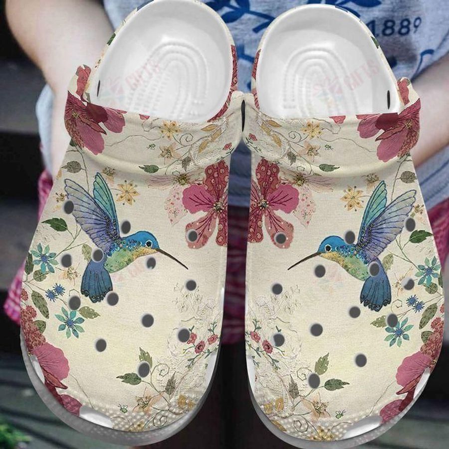 Hummingbird Crocs Classic Clog Gorgeous Hummingbird Shoes