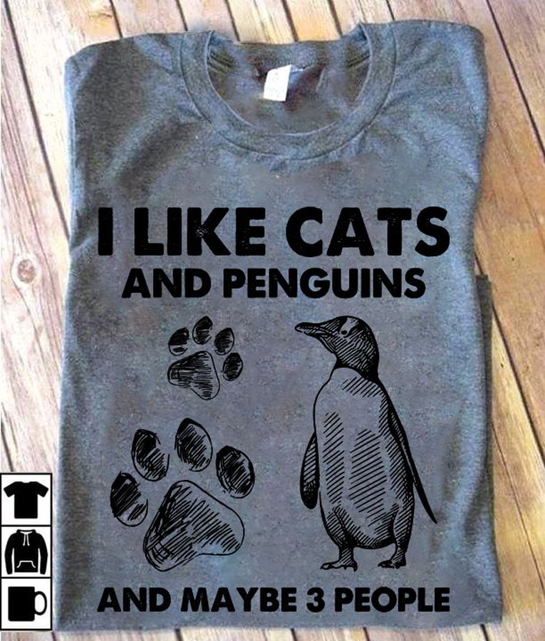 I like cats and penguins and maybe 3 people – Cat lover