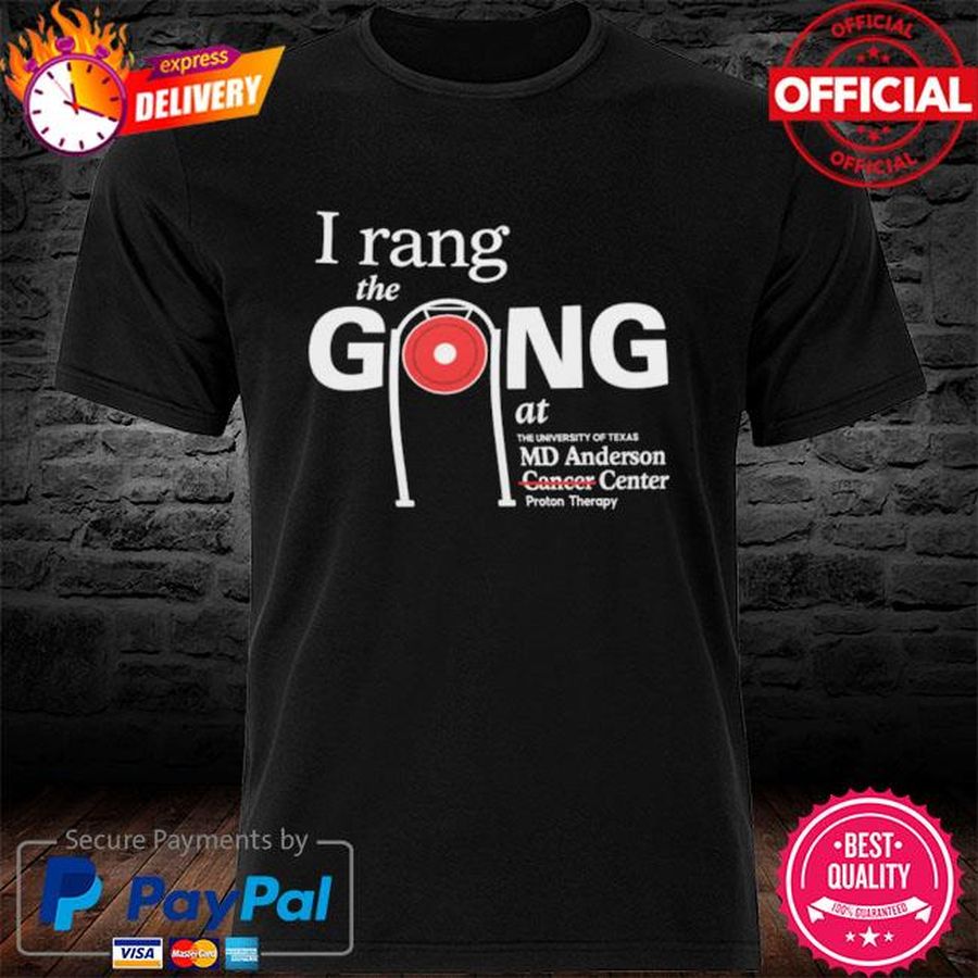 I Rang The Gong At The University Of Texas Shirt