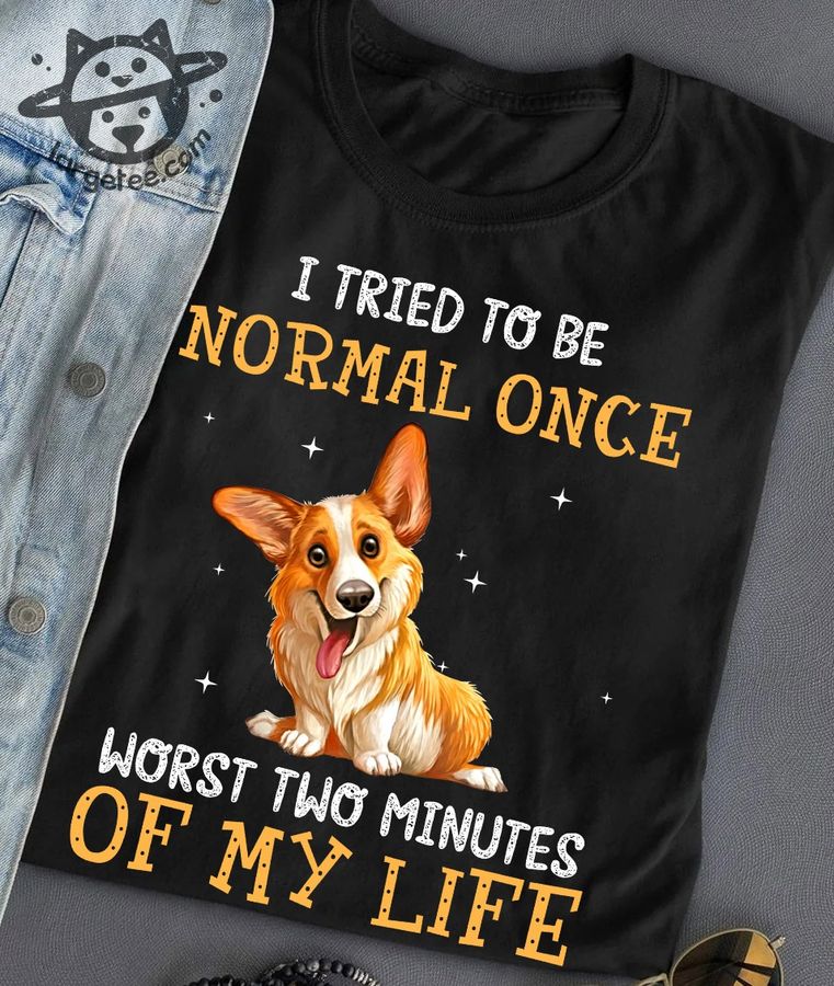 I tried to be normal once worst two minutes of my life – Corgi dog