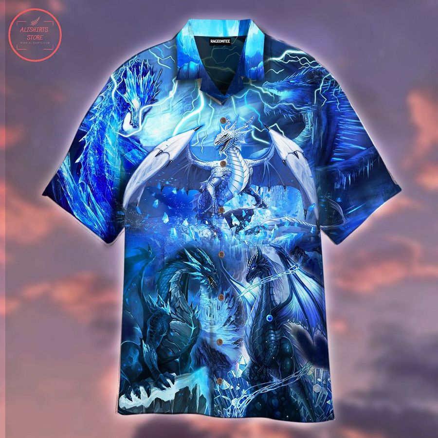 Ice Dragons Hawaiian Shirt