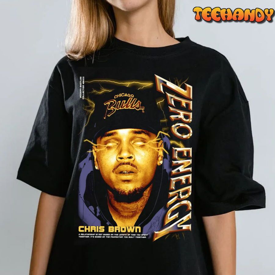 Iconic Portrait Breezy Vintage 90s Chris Brown Unisex T-Shirt
