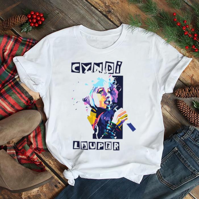 Iconic Singer Graphic Cyndi Lauper shirt
