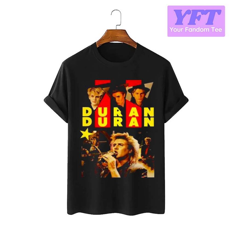 Iconic Tour Of Lifetime Duran Duran Retro 90s Rock Band Unisex T-Shirt