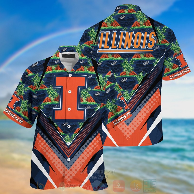Illinois Fighting Illini Hawaiian Shirt – LIMITED EDITION